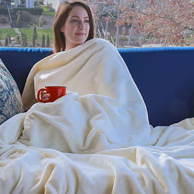 Warmee Smart Heated Throw App Enabled Wifi Alexa Google Assistant